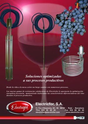 ELECTRICFOR: Gama de calefactores para elaboración del vino