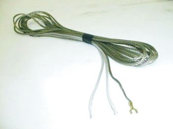 Modelos SFFM. Cable calefactor de silicona recubierto de malla de cobre estaado.